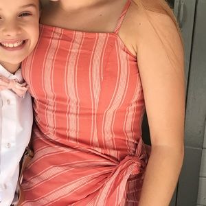 Orange adorable sun dress